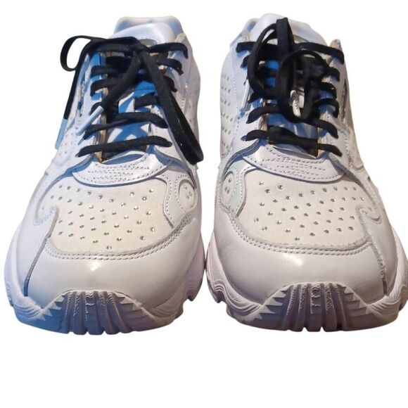 NWOT! BEDAZZLED!!!ADIDAS FV3413 FALCON US size 10 w/ sequins!!! - Picture 6 of 9